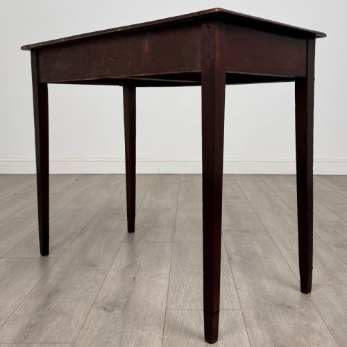 ANTIQUE 18TH CENTURY GOOD QUALITY WRITING TABLE IN MAHOGANY - ADDITIONAL PHOTO 5