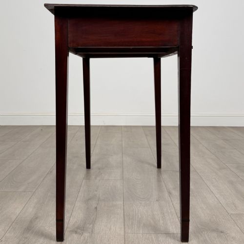 ANTIQUE 18TH CENTURY GOOD QUALITY WRITING TABLE IN MAHOGANY - ADDITIONAL PHOTO 6