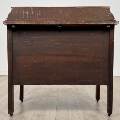 ANTIQUE 20TH CENTURY GOOD QUALITY MAHOGANY CHEST OF DRAWERS - ADDITIONAL PHOTO 4