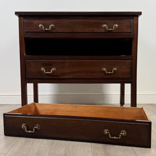 ANTIQUE 20TH CENTURY GOOD QUALITY MAHOGANY CHEST OF DRAWERS - ADDITIONAL PHOTO 9