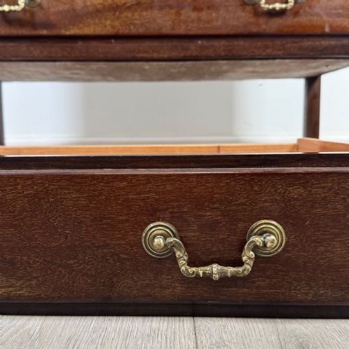 ANTIQUE 20TH CENTURY GOOD QUALITY MAHOGANY CHEST OF DRAWERS - ADDITIONAL PHOTO 10