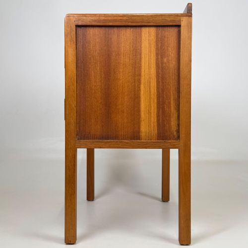 ANTIQUE 20TH CENTURY SMALL GOLDEN OAK CHEST OF DRAWERS - ADDITIONAL PHOTO 2
