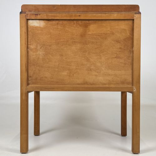 ANTIQUE 20TH CENTURY SMALL GOLDEN OAK CHEST OF DRAWERS - ADDITIONAL PHOTO 4