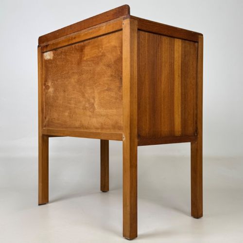 ANTIQUE 20TH CENTURY SMALL GOLDEN OAK CHEST OF DRAWERS - ADDITIONAL PHOTO 5