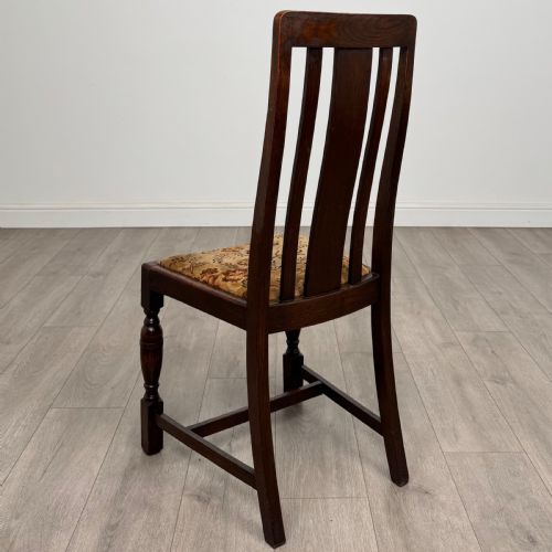 ANTIQUE 20TH CENTURY DINING TABLE WITH 4 CHAIRS IN OAK - ADDITIONAL PHOTO 10