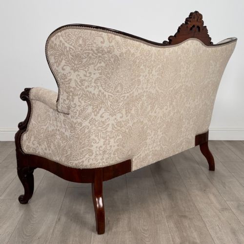 ANTIQUE 19TH CENTURY FINE QUALITY SOFA IN MAHOGANY - ADDITIONAL PHOTO 3