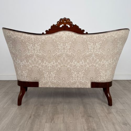 ANTIQUE 19TH CENTURY FINE QUALITY SOFA IN MAHOGANY - ADDITIONAL PHOTO 4