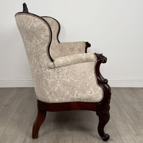 ANTIQUE 19TH CENTURY FINE QUALITY SOFA IN MAHOGANY - ADDITIONAL PHOTO 6