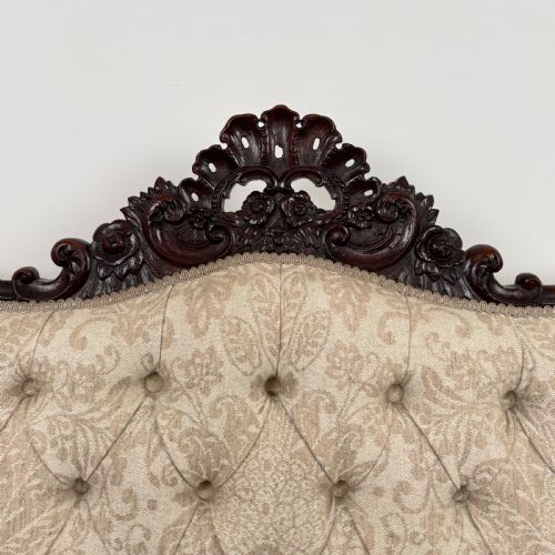 ANTIQUE 19TH CENTURY FINE QUALITY SOFA IN MAHOGANY - ADDITIONAL PHOTO 12
