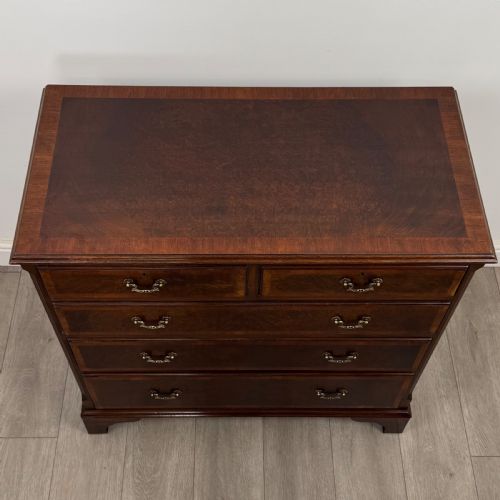 ANTIQUE 20TH CENTURY CHEST OF DRAWERS IN BURR WALNUT - ADDITIONAL PHOTO 8