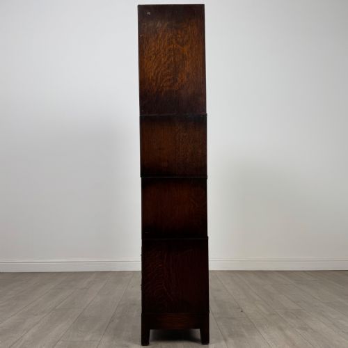 ANTIQUE 20TH CENTURY FINE QUALITY STACKING CABINET IN OAK - ADDITIONAL PHOTO 3
