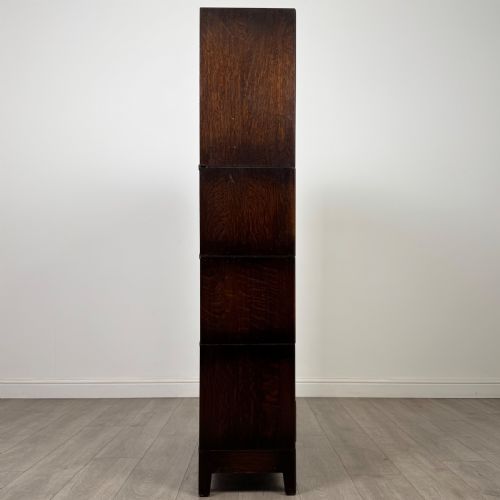ANTIQUE 20TH CENTURY FINE QUALITY STACKING CABINET IN OAK - ADDITIONAL PHOTO 7