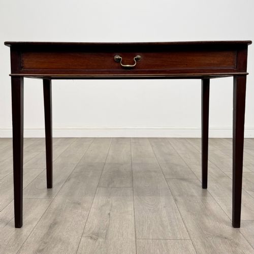 antique 18th century good quality writing table in mahogany - CATEGORY: ANTIQUE TABLES - DATED GEORGIAN
