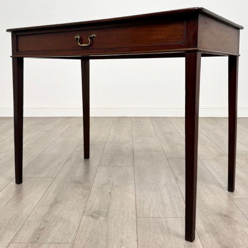 ANTIQUE 18TH CENTURY GOOD QUALITY WRITING TABLE IN MAHOGANY - ADDITIONAL PHOTO 1
