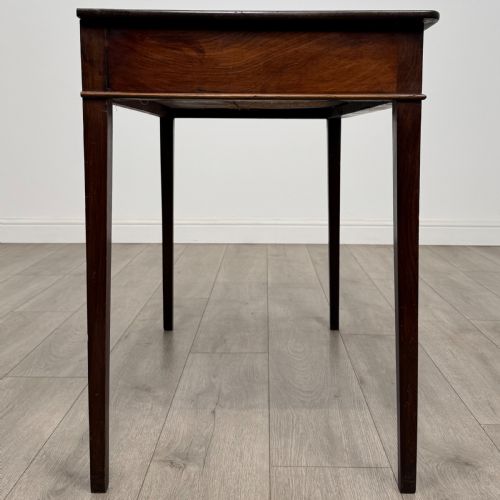ANTIQUE 18TH CENTURY GOOD QUALITY WRITING TABLE IN MAHOGANY - ADDITIONAL PHOTO 7