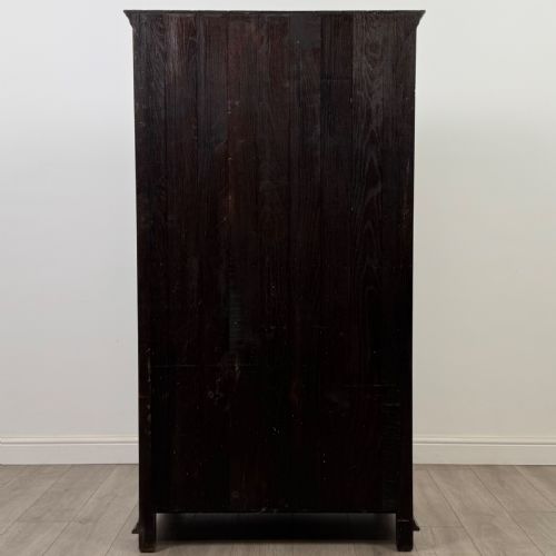 ANTIQUE 20TH CENTURY FINE QUALITY SMALL OAK WARDROBE - ADDITIONAL PHOTO 5