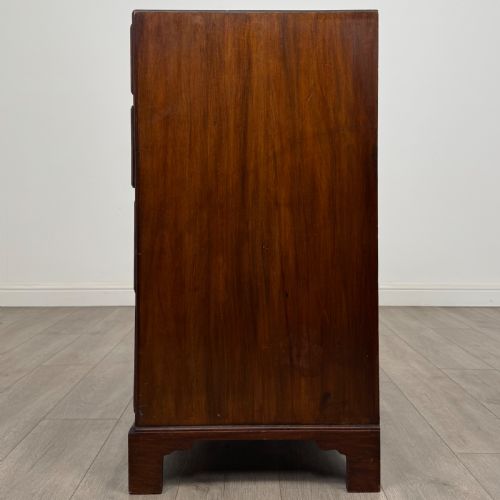 ANTIQUE 19TH CENTURY GEORGIAN STYLE CHEST OF DRAWERS IN MAHOGANY - ADDITIONAL PHOTO 2