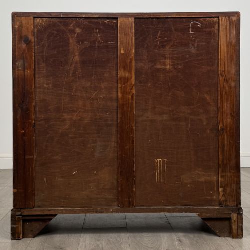 ANTIQUE 19TH CENTURY GEORGIAN STYLE CHEST OF DRAWERS IN MAHOGANY - ADDITIONAL PHOTO 4