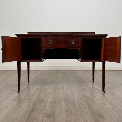 ANTIQUE 20TH CENTURY EDWARDIAN WRITING TABLE IN MAHOGANY - ADDITIONAL PHOTO 1