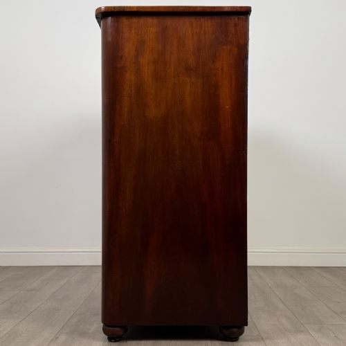 ANTIQUE 19TH CENTURY VICTORIAN CHEST OF DRAWERS IN MAHOGANY - ADDITIONAL PHOTO 2