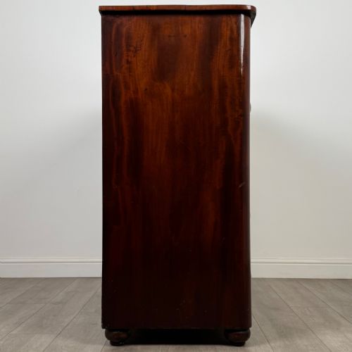 ANTIQUE 19TH CENTURY VICTORIAN CHEST OF DRAWERS IN MAHOGANY - ADDITIONAL PHOTO 6