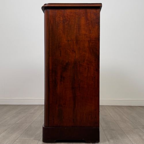 ANTIQUE 19TH CENTURY VICTORIAN MAHOGANY CHEST OF DRAWERS - ADDITIONAL PHOTO 2