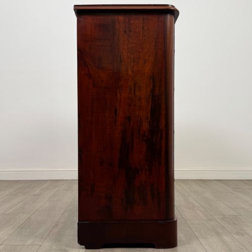 ANTIQUE 19TH CENTURY VICTORIAN MAHOGANY CHEST OF DRAWERS - ADDITIONAL PHOTO 6
