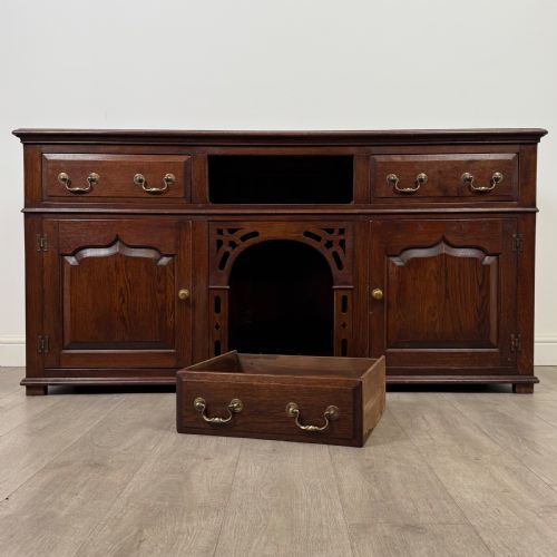 ANTIQUE 20TH CENTURY FINE QUALITY SIDEBOARD IN OAK - ADDITIONAL PHOTO 10