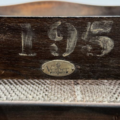 ANTIQUE 20TH CENTURY GOOD QUALITY DOUBLE BED IN OAK - ADDITIONAL PHOTO 7