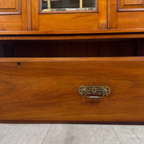 ANTIQUE 20TH CENTURY EDWARDIAN WARDROBE IN WALNUT - ADDITIONAL PHOTO 10