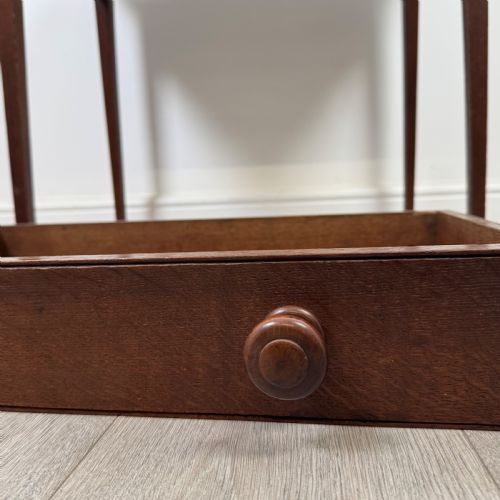 ANTIQUE 18TH CENTURY GEORGIAN WRITING TABLE IN OAK - ADDITIONAL PHOTO 10