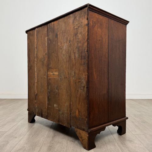 ANTIQUE 18TH CENTURY GEORGIAN CHEST OF DRAWERS IN OAK - ADDITIONAL PHOTO 5