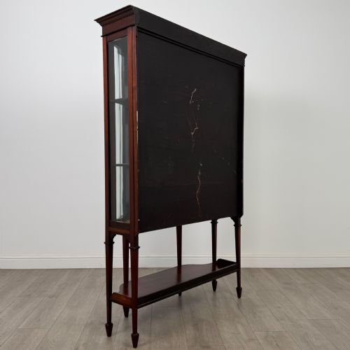 ANTIQUE 20TH CENTURY EDWARDIAN DISPLAY CABINET IN MAHOGANY - ADDITIONAL PHOTO 4