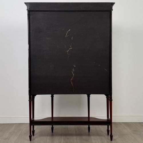 ANTIQUE 20TH CENTURY EDWARDIAN DISPLAY CABINET IN MAHOGANY - ADDITIONAL PHOTO 5