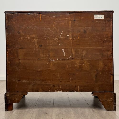 ANTIQUE 18TH CENTURY GEORGIAN MAHOGANY CHEST OF DRAWERS - ADDITIONAL PHOTO 4