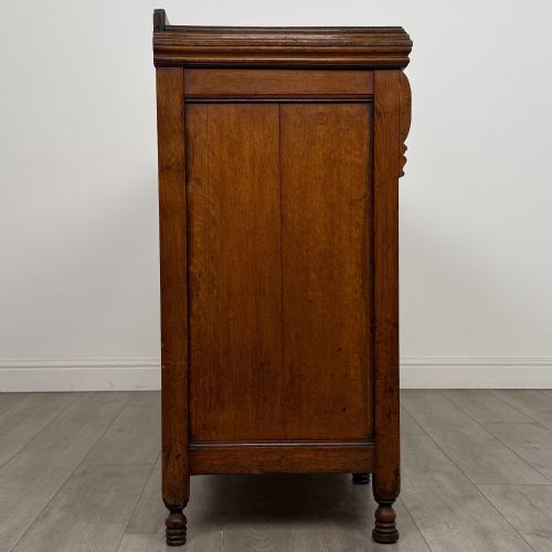 ANTIQUE 19TH CENTURY FINE QUALITY SIDEBOARD IN GOLDEN OAK - ADDITIONAL PHOTO 7