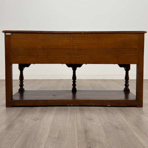 ANTIQUE 20TH CENTURY GOOD QUALITY DRESSER BASE IN WALNUT - ADDITIONAL PHOTO 4