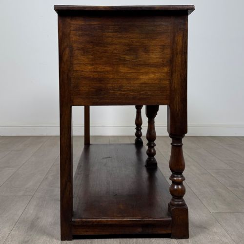 ANTIQUE 20TH CENTURY GOOD QUALITY DRESSER BASE IN WALNUT - ADDITIONAL PHOTO 6