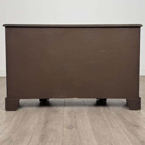 ANTIQUE 20TH CENTURY SMALL BREAKFRONT SIDEBOARD IN MAHOGANY - ADDITIONAL PHOTO 6