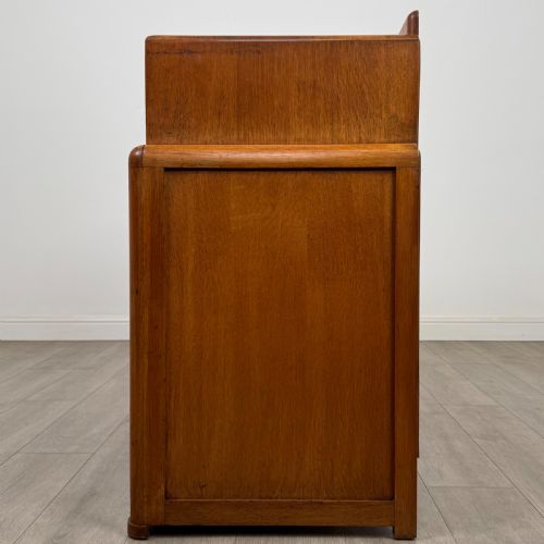 ANTIQUE 20TH CENTURY ART DECO SIDEBOARD IN GOLDEN OAK - ADDITIONAL PHOTO 3