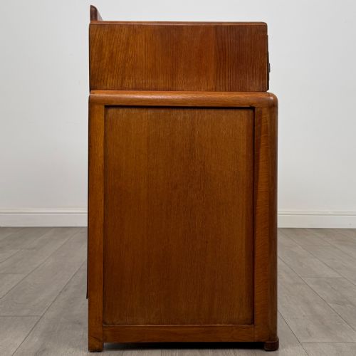 ANTIQUE 20TH CENTURY ART DECO SIDEBOARD IN GOLDEN OAK - ADDITIONAL PHOTO 7