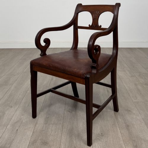 ANTIQUE 19TH CENTURY VICTORIAN SET OF 8 MAHOGANY DINING CHAIRS - ADDITIONAL PHOTO 1