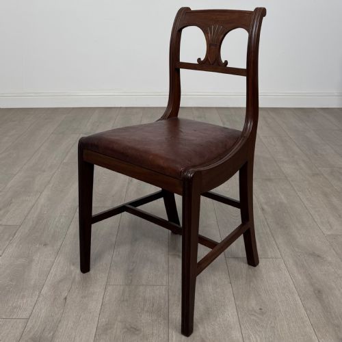 ANTIQUE 19TH CENTURY VICTORIAN SET OF 8 MAHOGANY DINING CHAIRS - ADDITIONAL PHOTO 2