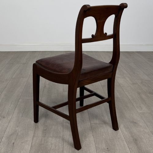 ANTIQUE 19TH CENTURY VICTORIAN SET OF 8 MAHOGANY DINING CHAIRS - ADDITIONAL PHOTO 3