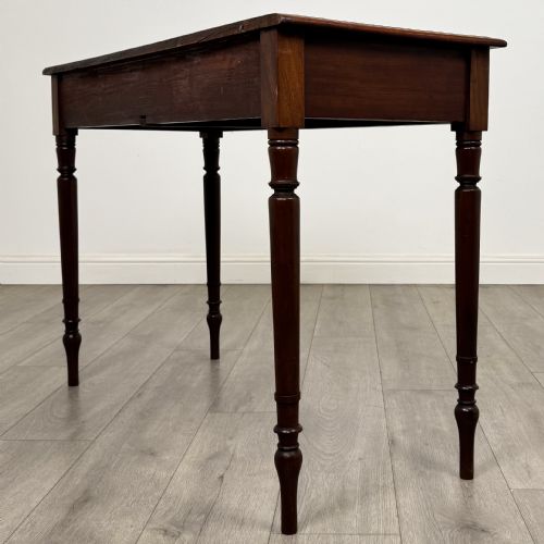 ANTIQUE 19TH CENTURY VICTORIAN WRITING TABLE IN MAHOGANY - ADDITIONAL PHOTO 5