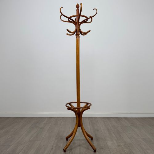 antique 20th century bentwood coat stand in beech - CATEGORY: ANTIQUE MISCELLANEOUS - DATED EDWARDIAN