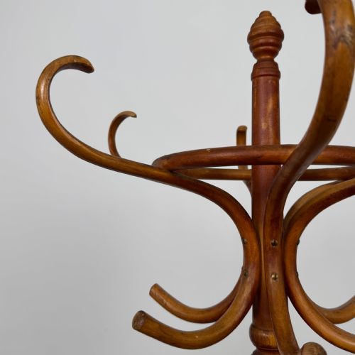 ANTIQUE 20TH CENTURY BENTWOOD COAT STAND IN BEECH - ADDITIONAL PHOTO 5