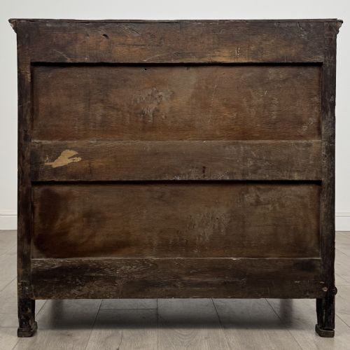 ANTIQUE 18TH CENTURY GEORGIAN CHEST OF DRAWERS IN OAK - ADDITIONAL PHOTO 4