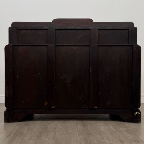 ANTIQUE 20TH CENTURY ART DECO SIDEBOARD IN OAK - ADDITIONAL PHOTO 5