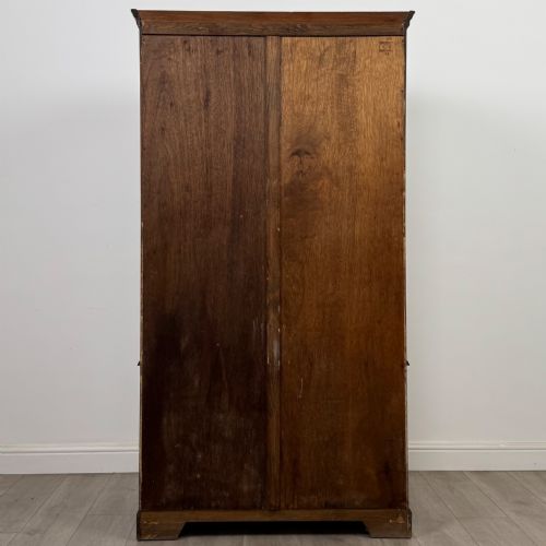 ANTIQUE 20TH CENTURY ART DECO OAK WARDROBE BY WRIGHTON - ADDITIONAL PHOTO 5